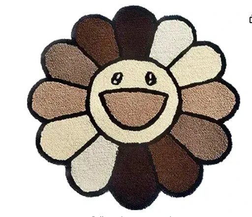 Design Takashi Murakami x Kaikai Kiki Flower Rug Multicolor Floor Mat Accessories - 1