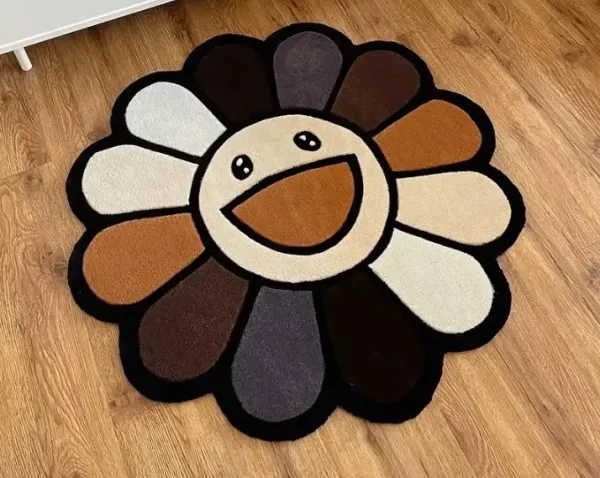 Design Takashi Murakami x Kaikai Kiki Flower Rug Multicolor Floor Mat Accessories - 1