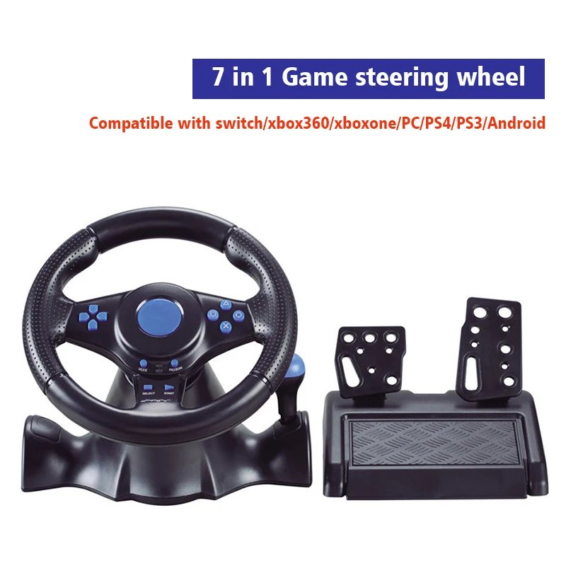 7-in-1 Gaming Steering Wheel