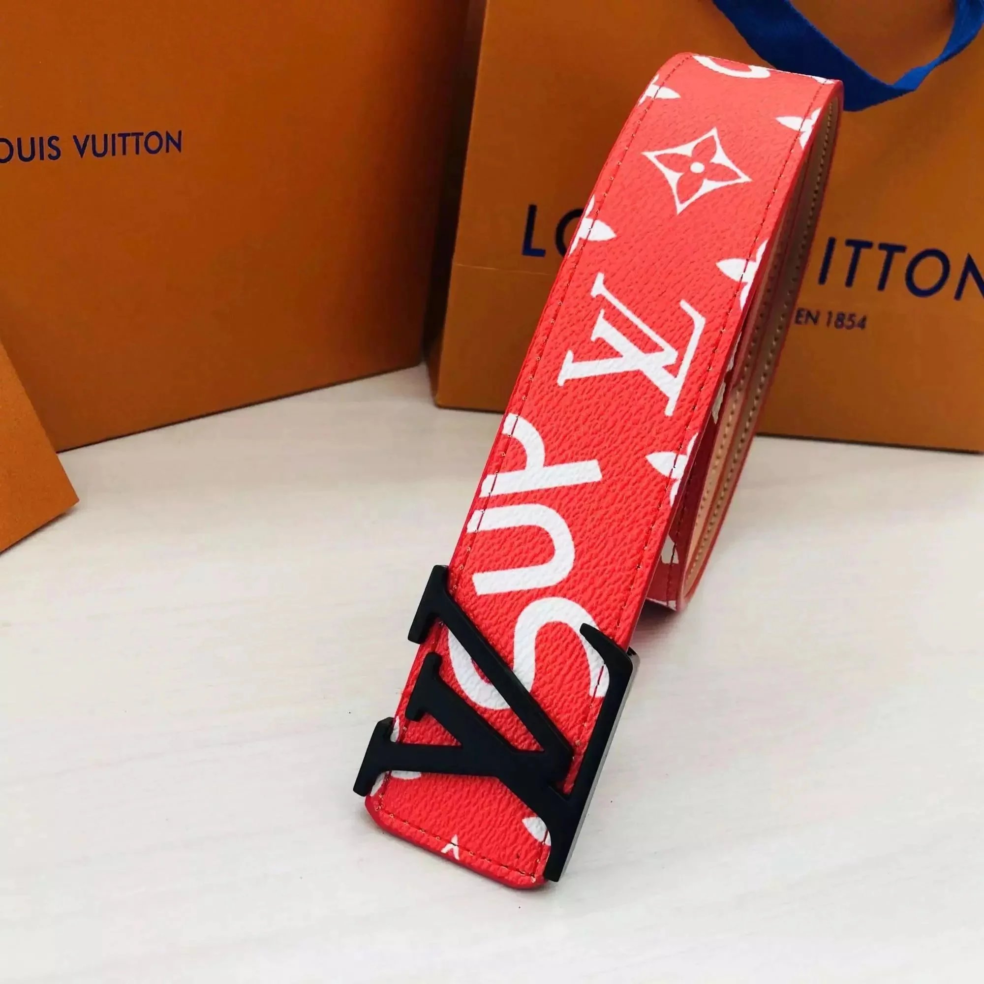 New SUP Red Black Buckle