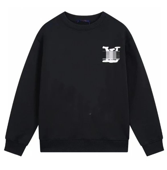 High Version Cross-Border European and American Streetwear 25 Spring Autumn Winter Print Long Sleeve Unisex Loose Fit Versatile Couple Premium Crewneck Sweatshirt