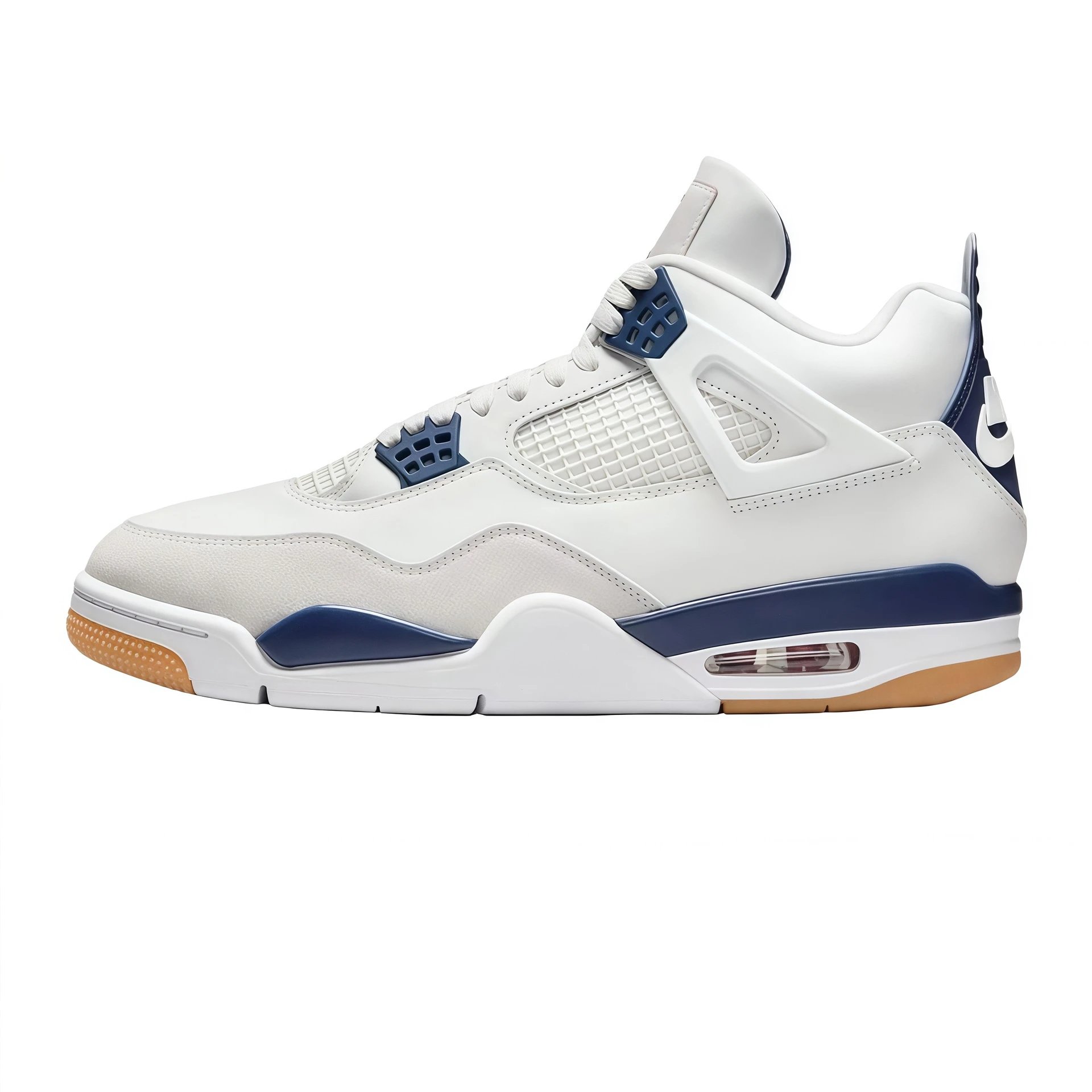 AJ4-White Blue