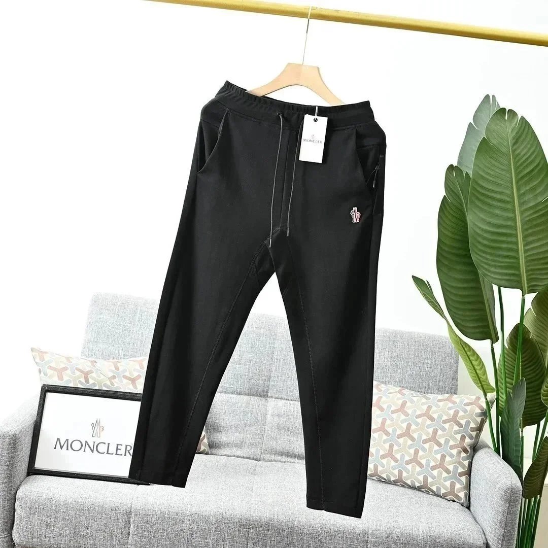 Moncler Trousers Drawstring Jogger — C- 2 Black