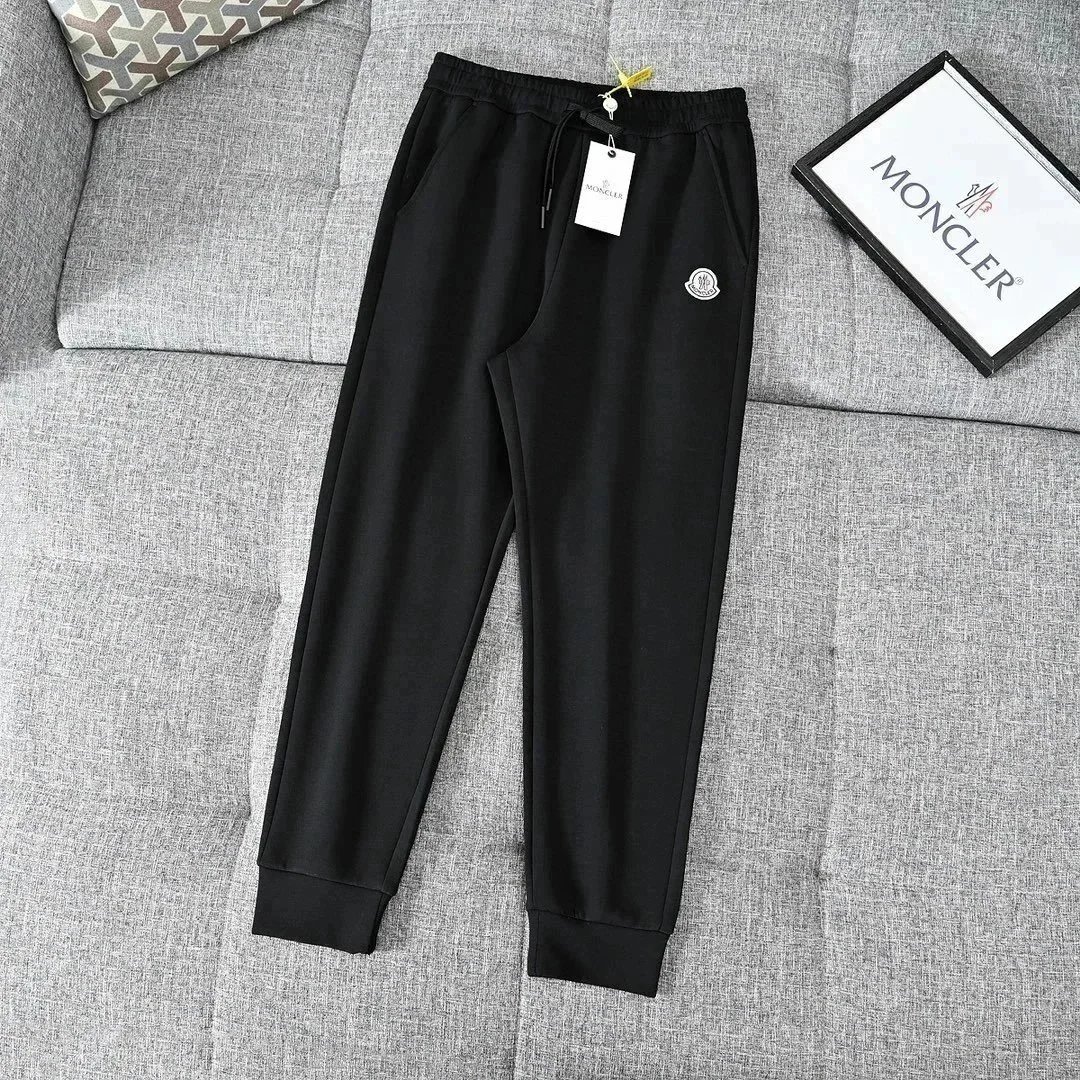 Moncler Trousers Drawstring Jogger — D-2 black