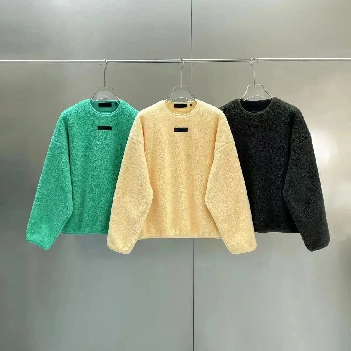Unbranded Hoodies & Sweatshirts Sherpa fleece crewneck sweatshirt image 2