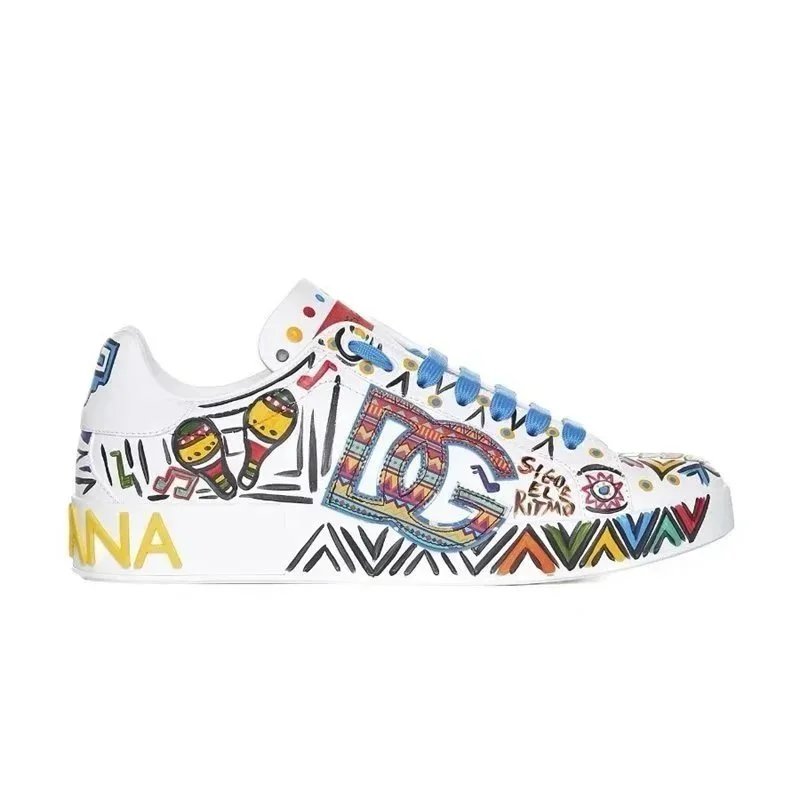 Dolce & Gabbana Sneakers Graffiti-print embellished low-top — 7