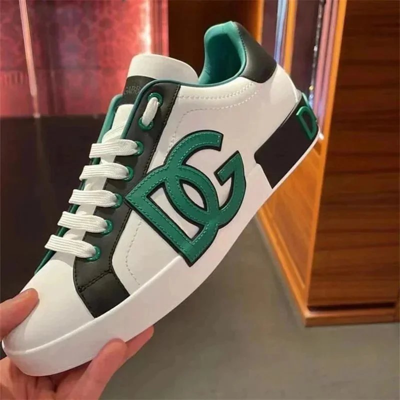 Dolce & Gabbana Sneakers Graffiti-print embellished low-top — Lotus pink