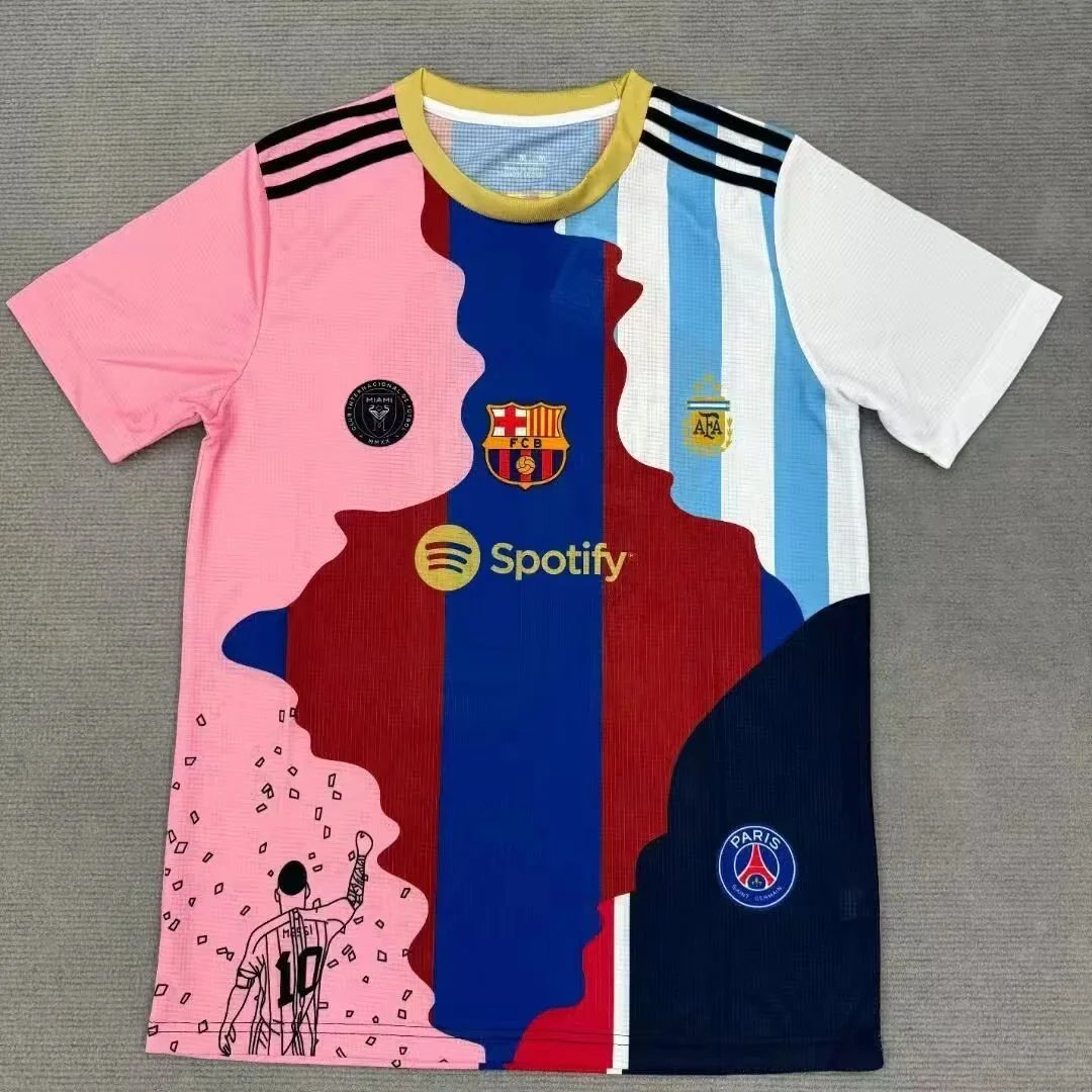 Unbranded Football Jerseys Club Crest Collage Graphic Jersey — 2