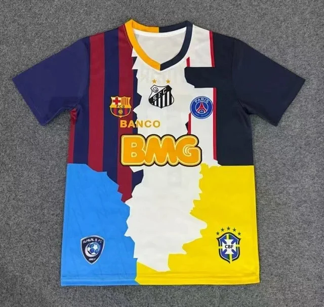 Unbranded Football Jerseys Club Crest Collage Graphic Jersey product detail image 8