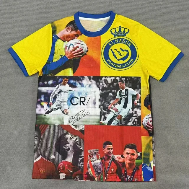 Unbranded Football Jerseys Club Crest Collage Graphic Jersey product detail image 6