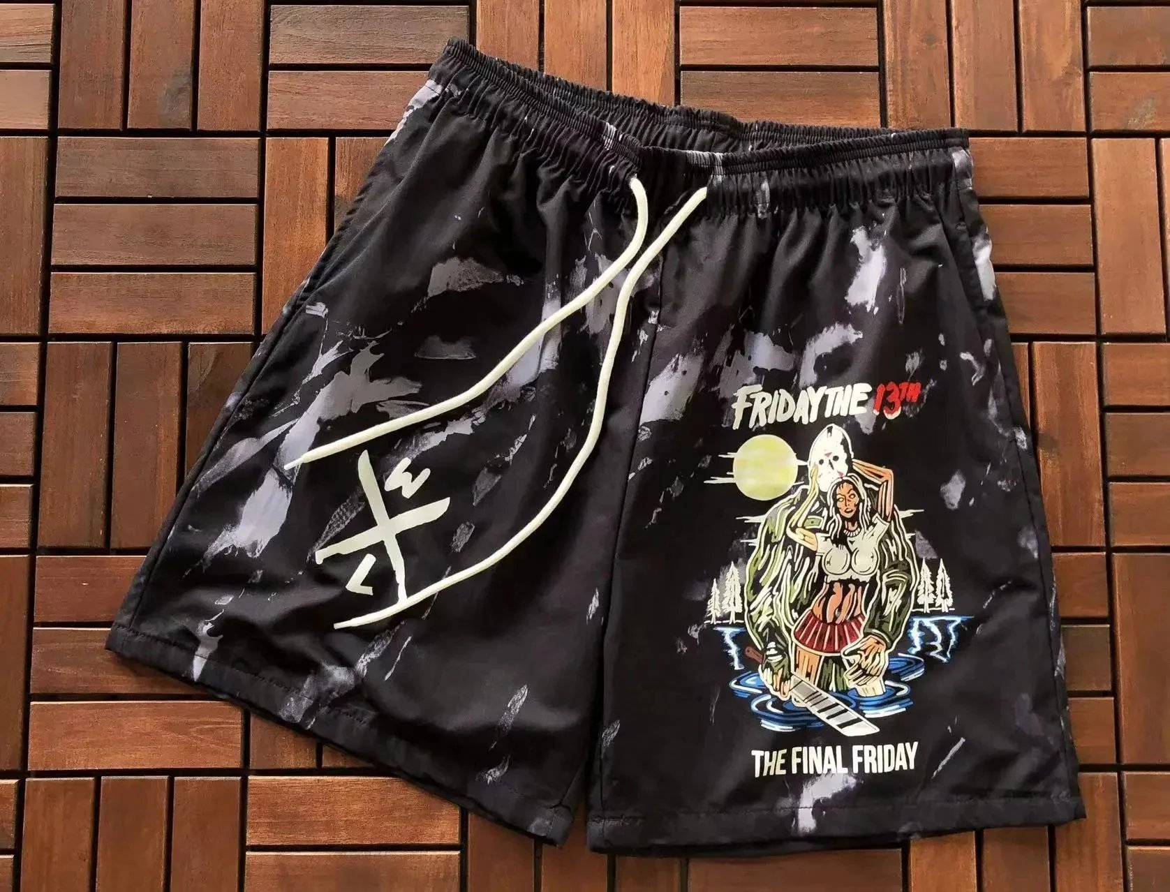 Stüssy Shorts Graphic and camouflage — 26