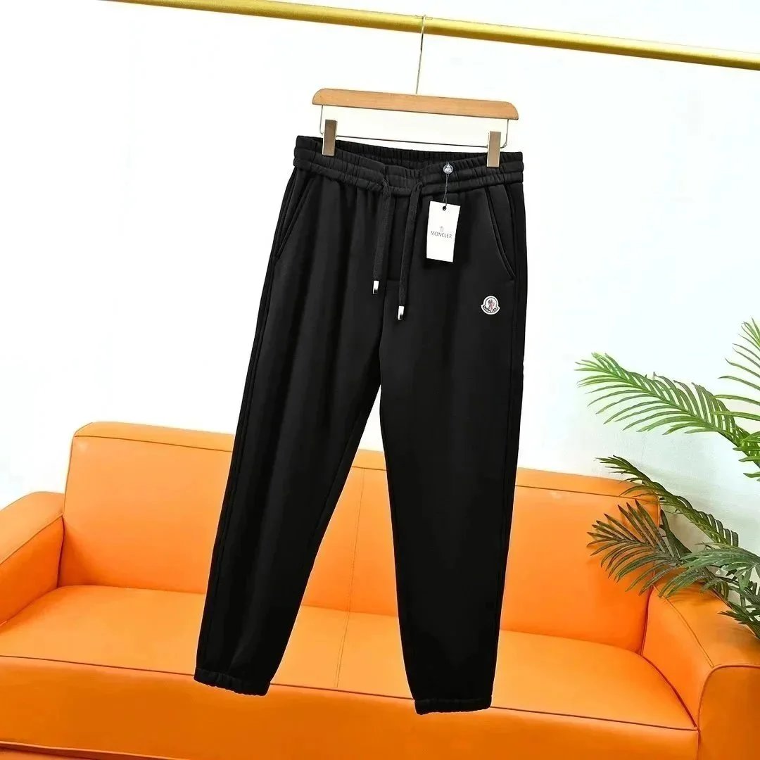 Moncler Trousers Drawstring Jogger — A- 2 black