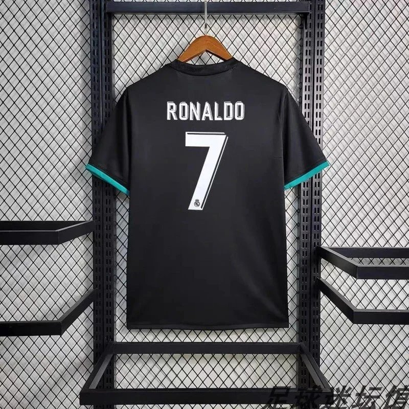 Real Madrid Football Jerseys Retro — 17-18 Away Print 7