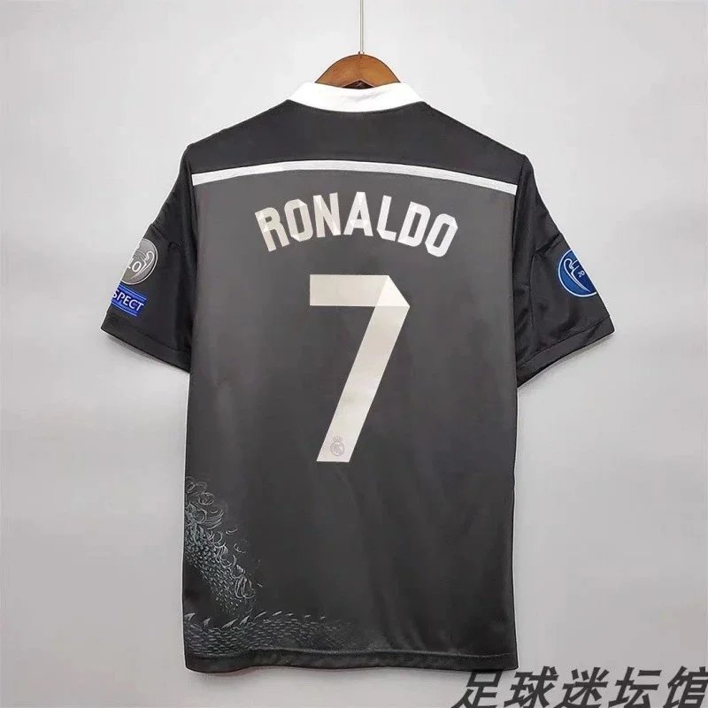 Real Madrid Football Jerseys Retro — 14-15 Away Printing No.7 Printing 3 Armband