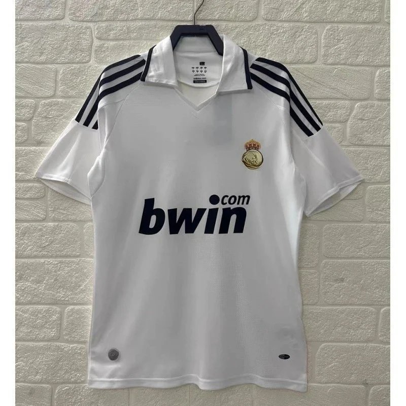 Real Madrid Football Jerseys Retro — 08-09 Home