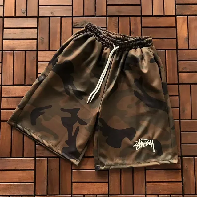 Stüssy Shorts Graphic and camouflage product detail image 5