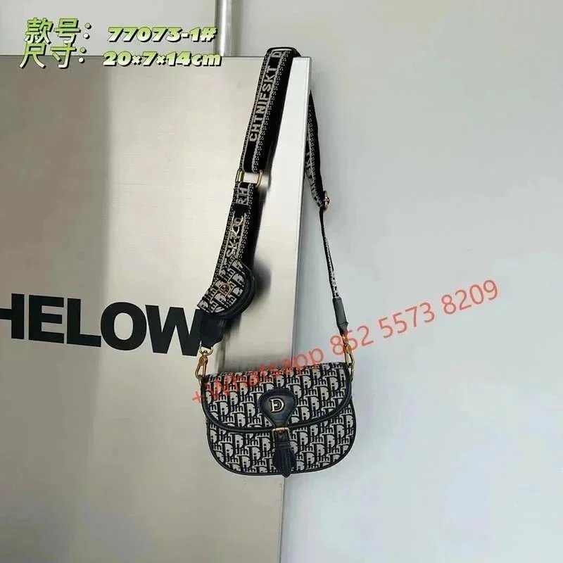 Unbranded Crossbody Bags Monogram Print Bag — 77073-1