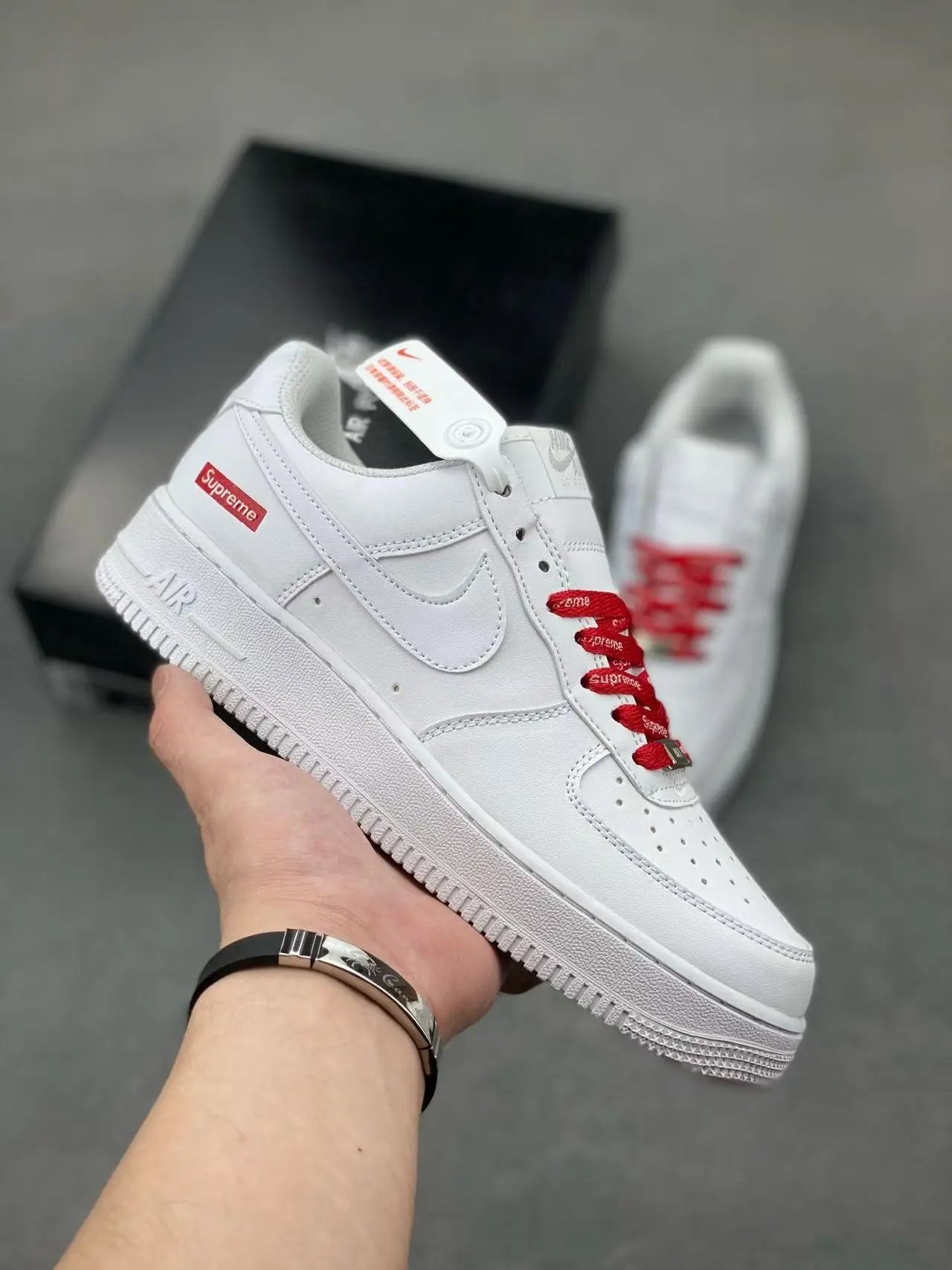 Nike Air Force 1 White Shoes photo 6