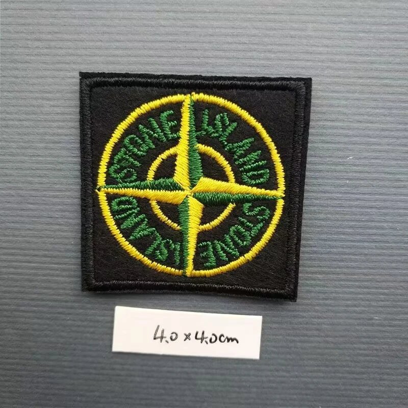 Stone Island Logo Patch Black