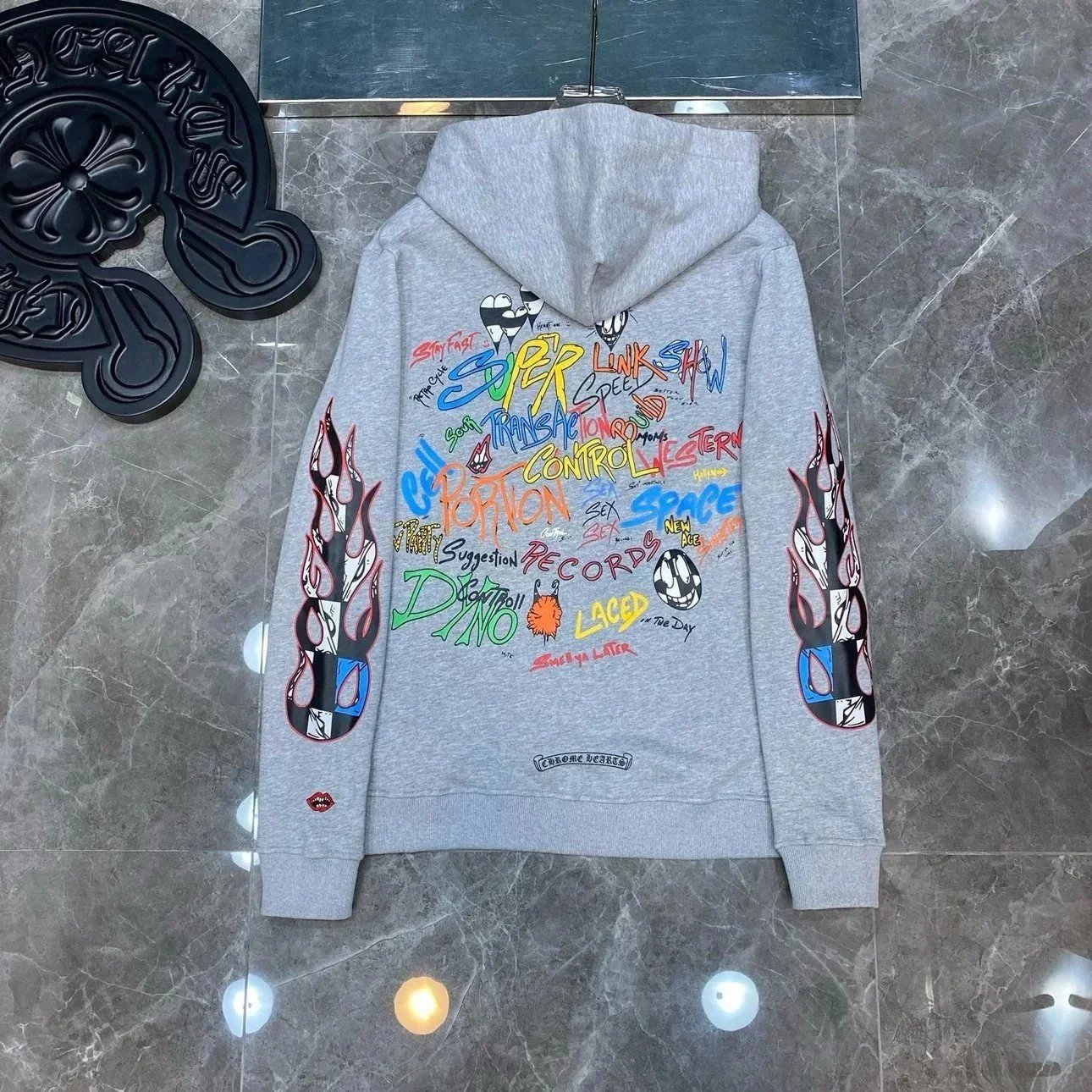 Chrome Hearts Hoodies & Sweatshirts Horseshoe Logo Graphic image 15
