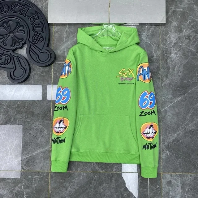 Chrome Hearts Hoodies & Sweatshirts Horseshoe Logo Graphic product detail image 4