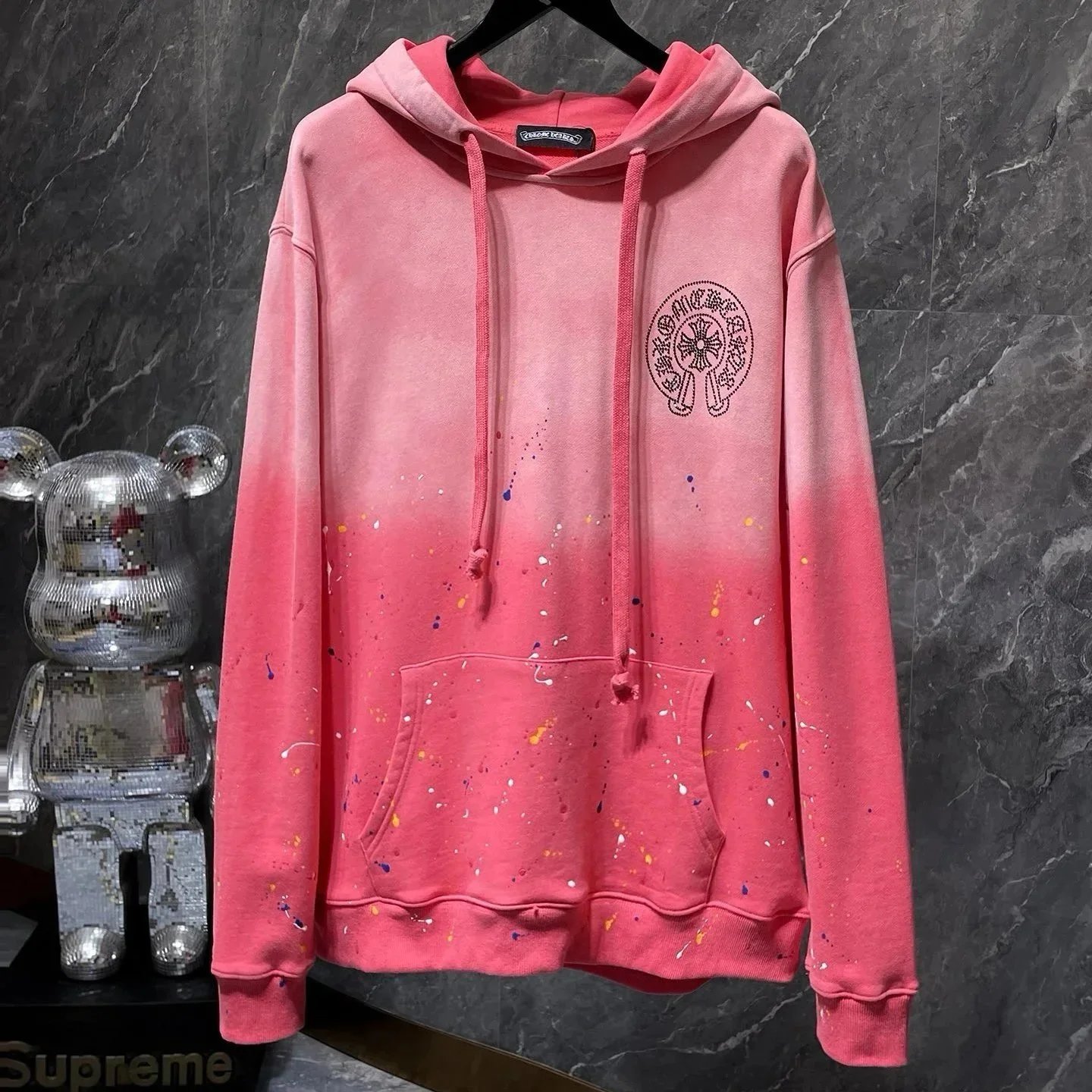 Chrome Hearts Hoodies & Sweatshirts Horseshoe Logo Graphic — 17*Top quality
