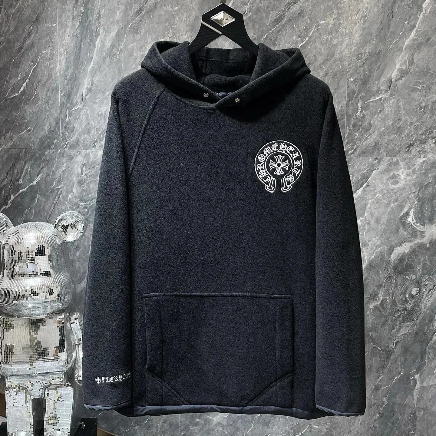 Chrome Hearts Hoodies & Sweatshirts Horseshoe Logo Graphic — 09*Top quality