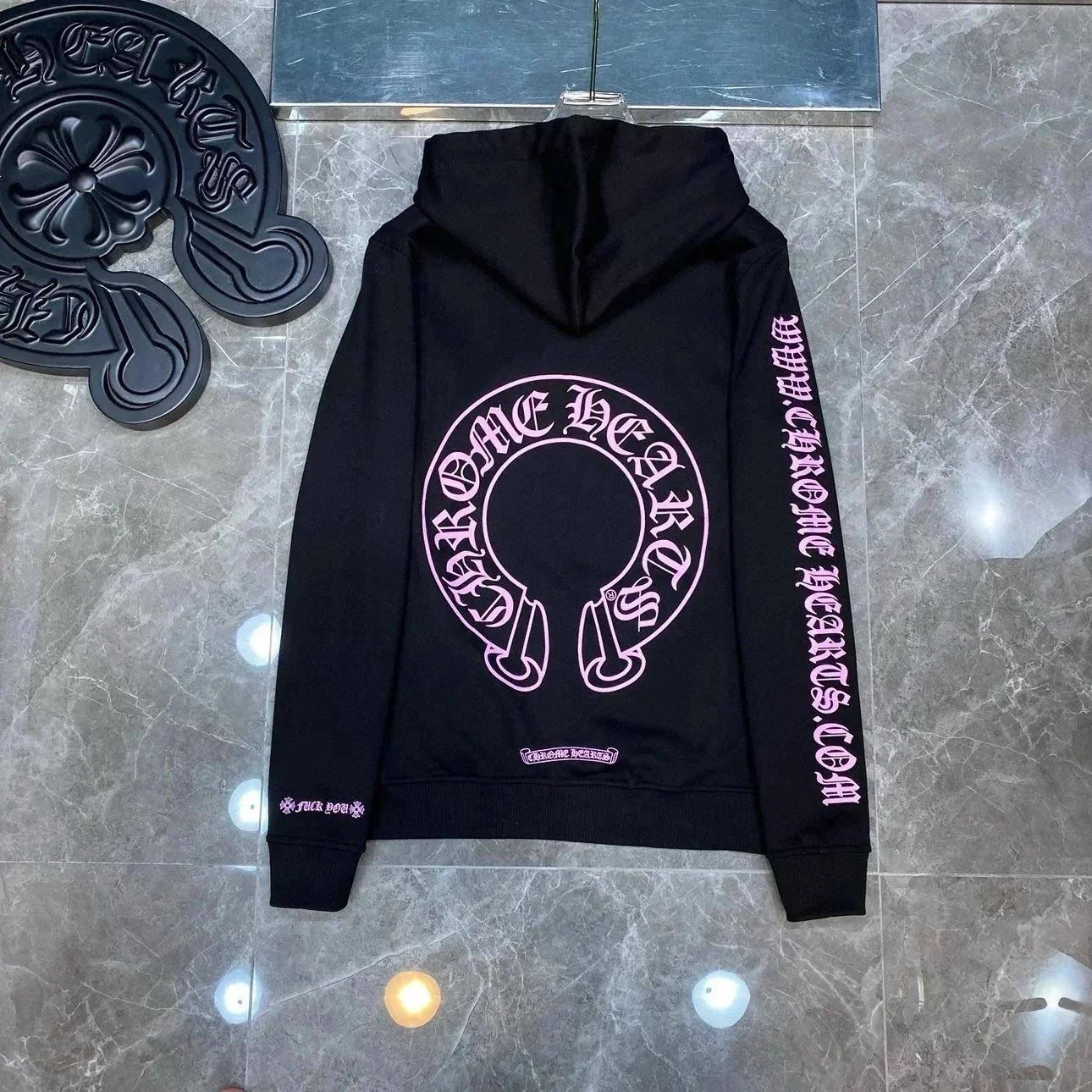 Chrome Hearts Hoodies & Sweatshirts Horseshoe Logo Graphic image 7