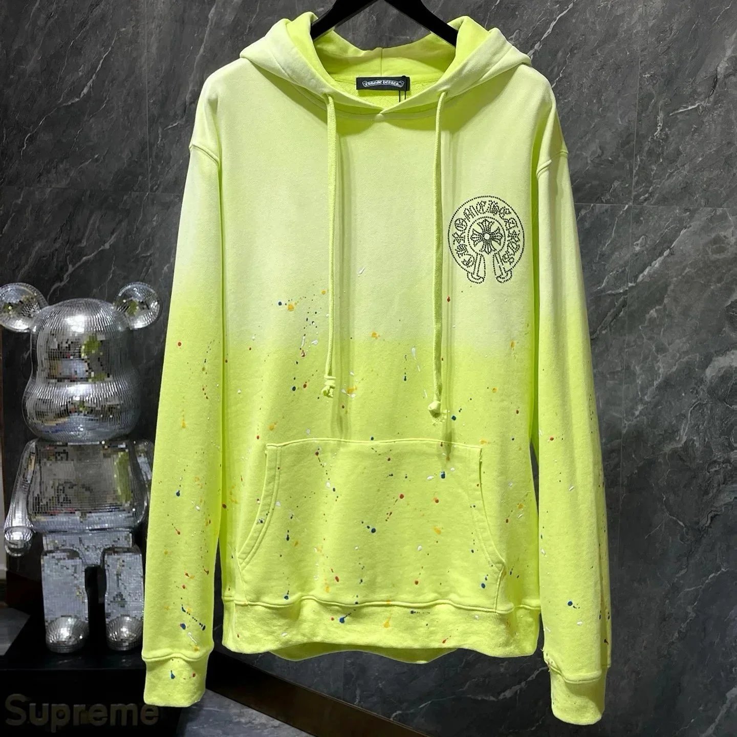 Chrome Hearts Hoodies & Sweatshirts Horseshoe Logo Graphic — 18*Top quality