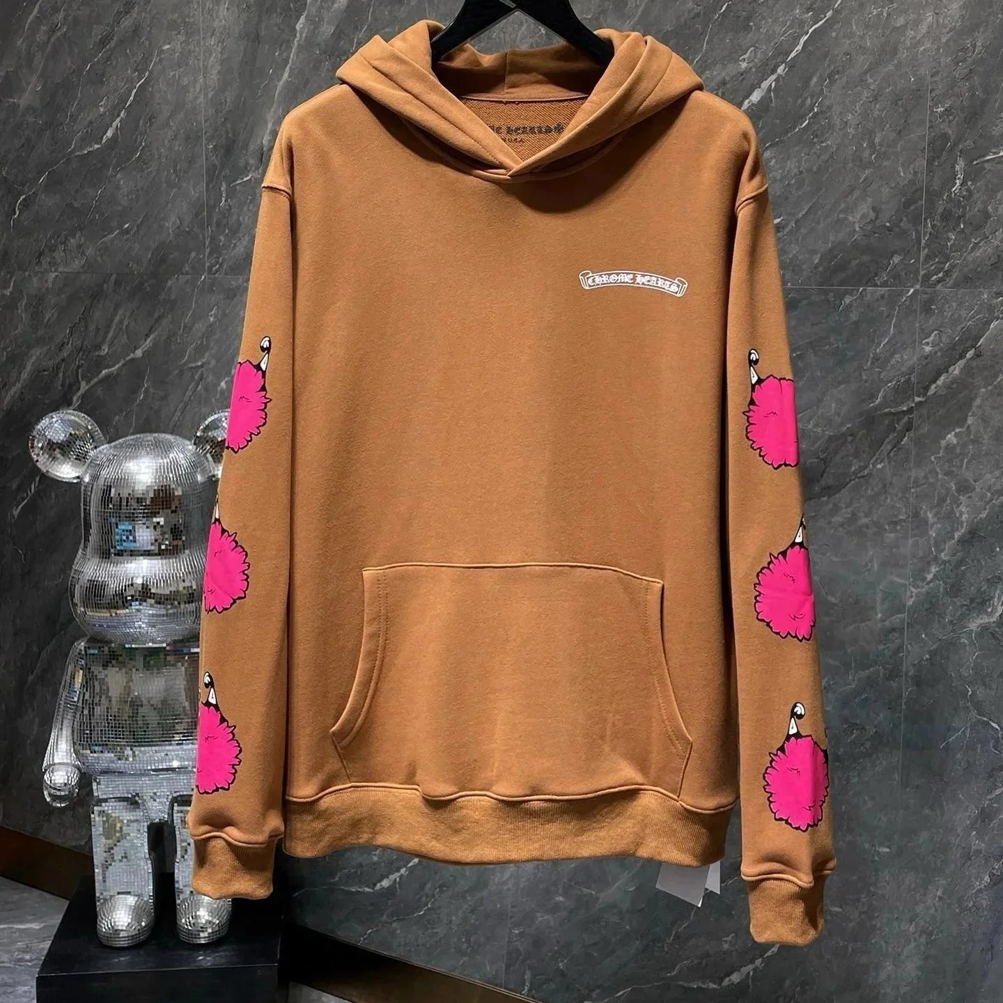 Chrome Hearts Hoodies & Sweatshirts Horseshoe Logo Graphic — 28*Top quality