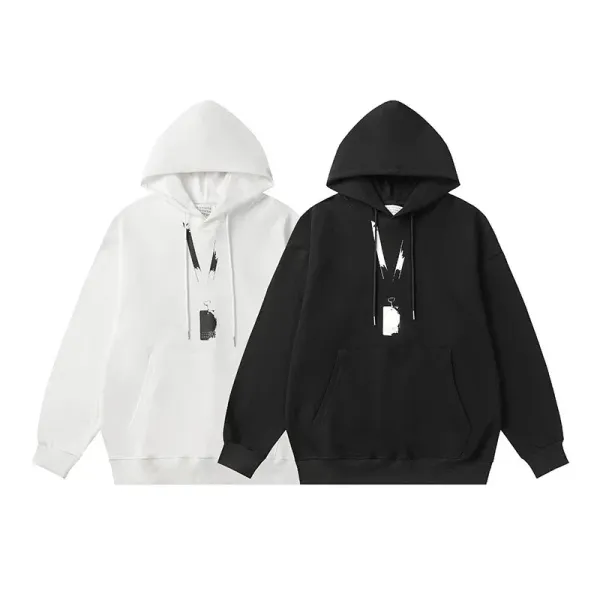 Off-White Caution Tape Graphic White Hoodie - 9