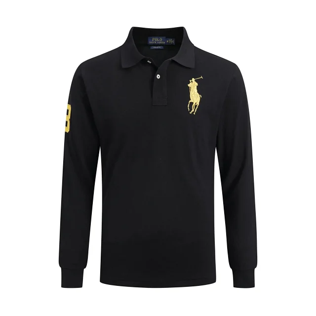 Polo Ralph Lauren Shirts Custom Fit long-sleeve shirt with Big Pony embroidery product detail image 9