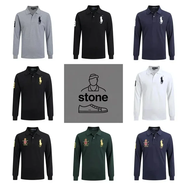 Polo Ralph Lauren Shirts Custom Fit long-sleeve shirt with Big Pony embroidery product detail image 1