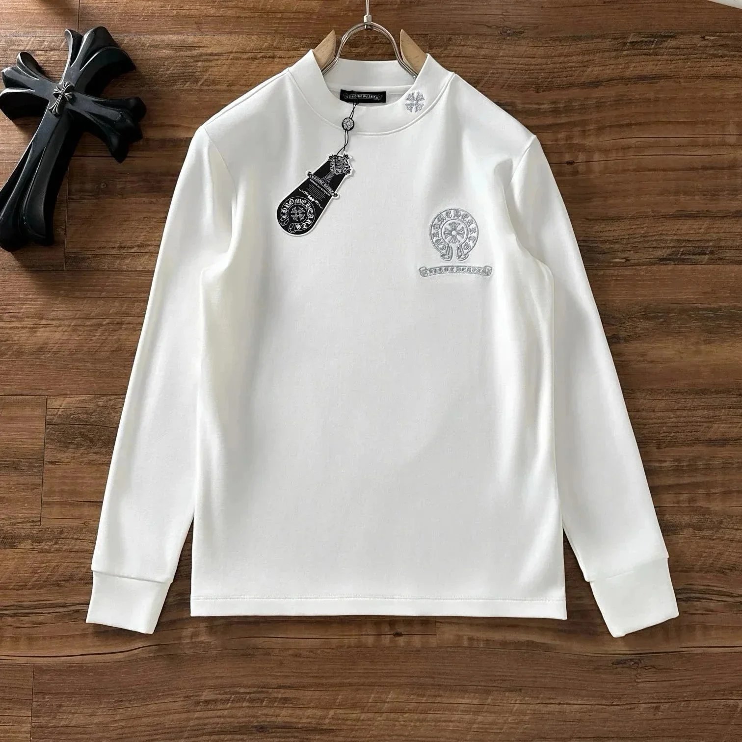 Chrome Hearts Hoodies & Sweatshirts Horseshoe Logo Graphic — 03*Top quality