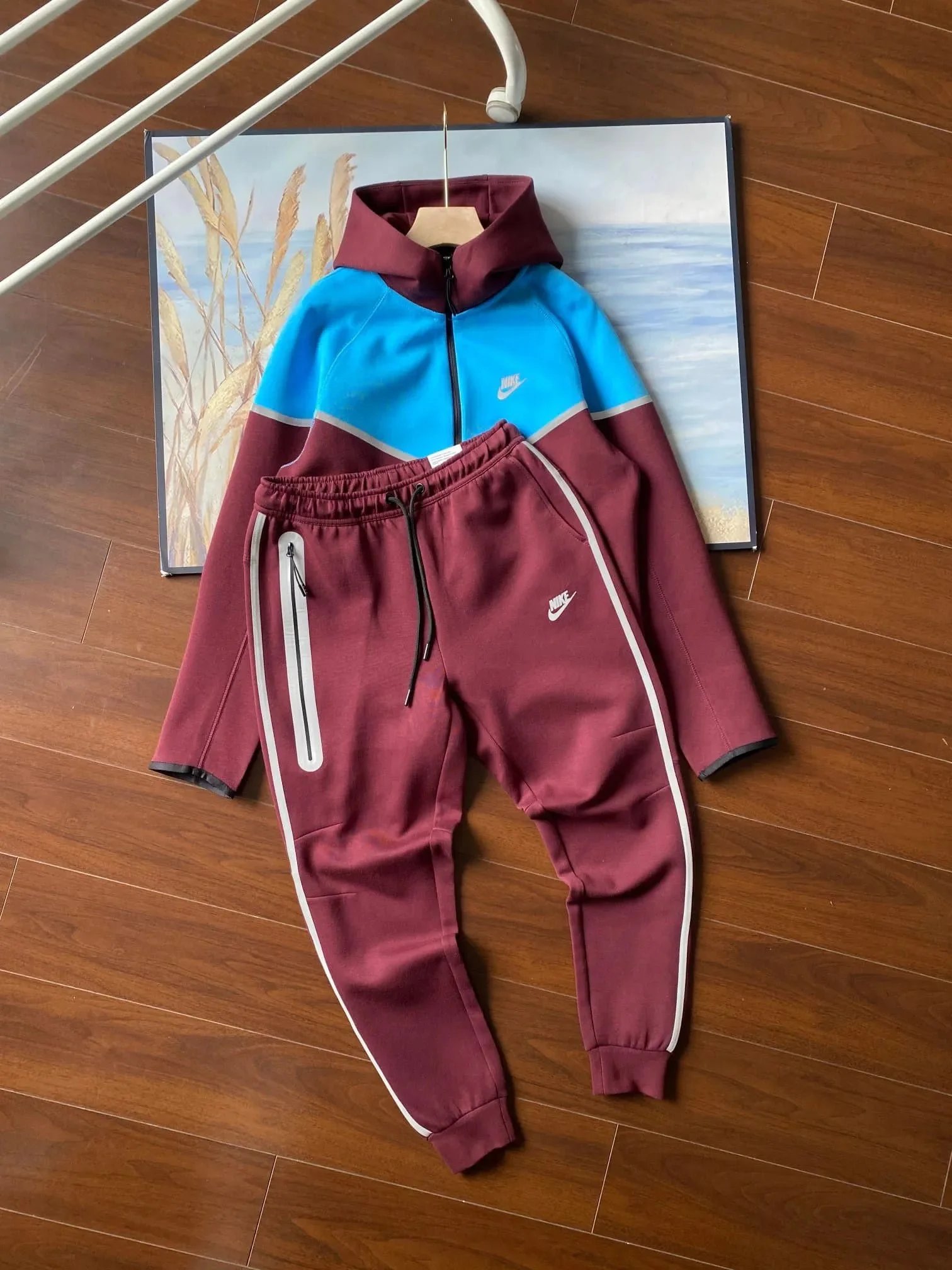 Nike Tracksuits Reflective zip-up hooded tracksuit — 35