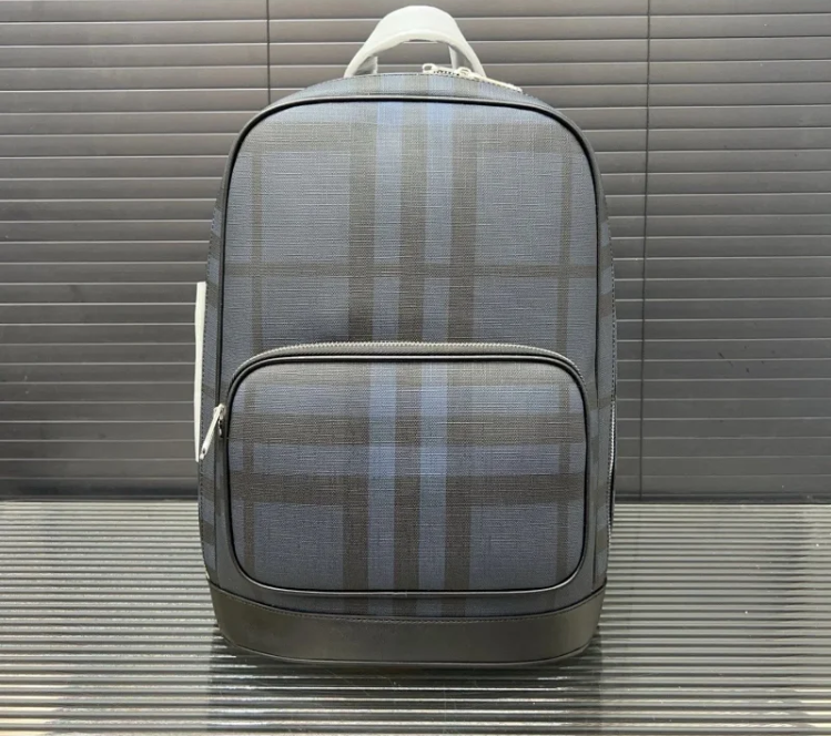 Burberry Crossbody Bags Check-pattern zip bag — Top Quality backpack 3