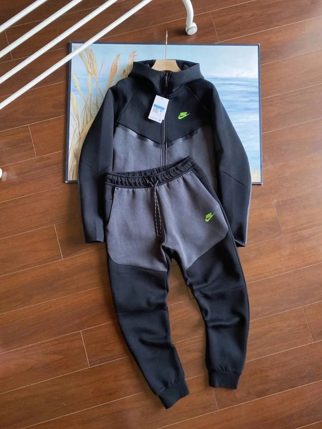 Nike Tracksuits Reflective zip-up hooded tracksuit — 34