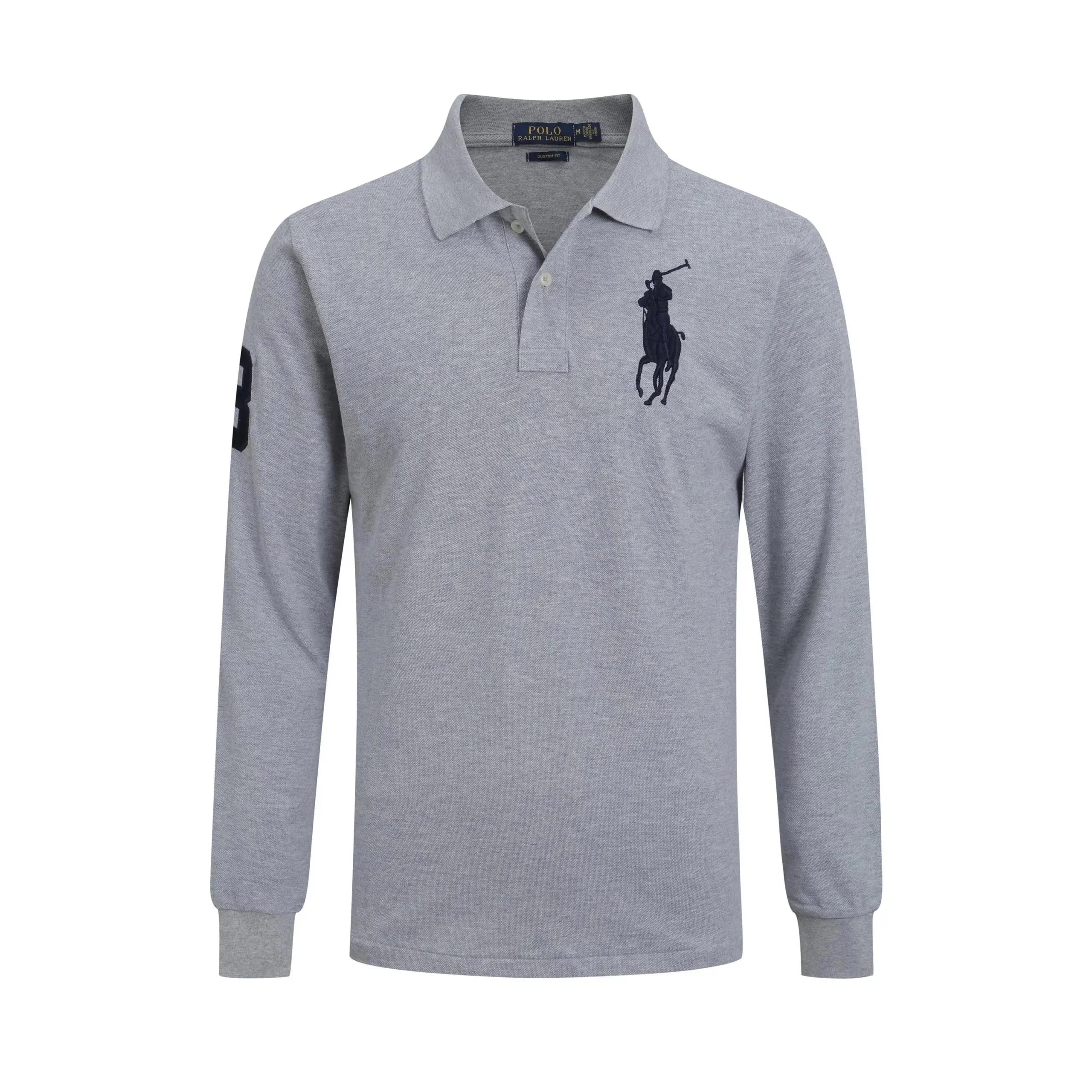 Polo Ralph Lauren Shirts Custom Fit long-sleeve shirt with Big Pony embroidery image 7