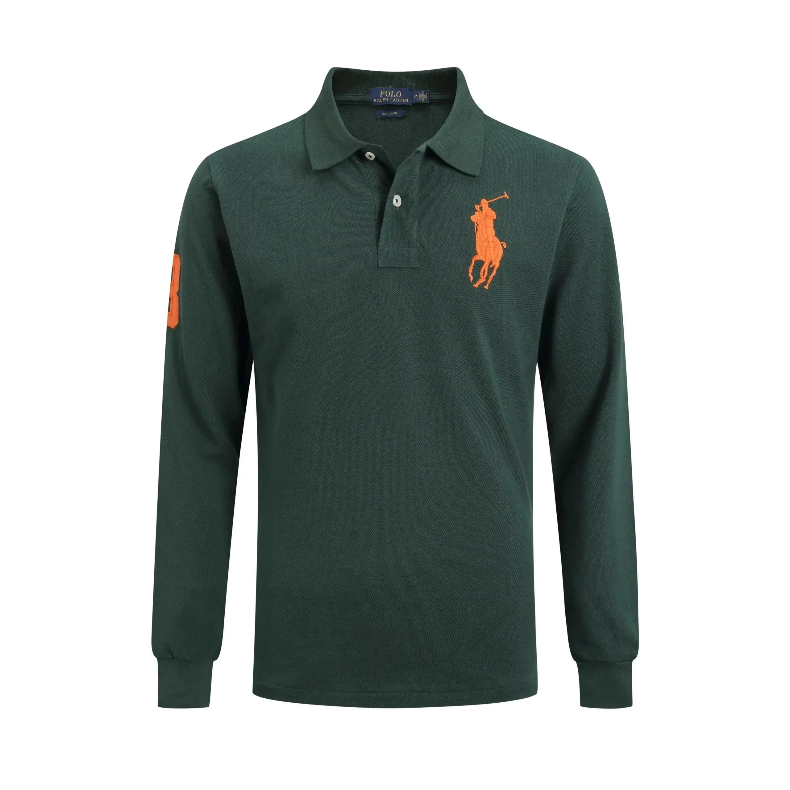 Polo Ralph Lauren Shirts Custom Fit long-sleeve shirt with Big Pony embroidery — 18
