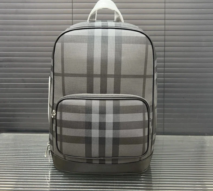 Burberry Crossbody Bags Check-pattern zip bag — Top Quality backpack 4