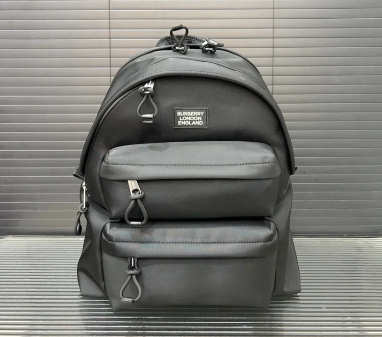 Burberry Crossbody Bags Check-pattern zip bag — Top Quality backpack 8