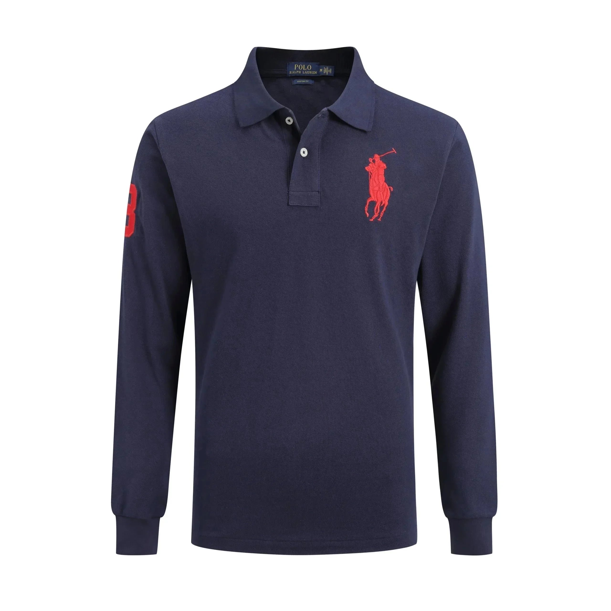 Polo Ralph Lauren Shirts Custom Fit long-sleeve shirt with Big Pony embroidery image 4