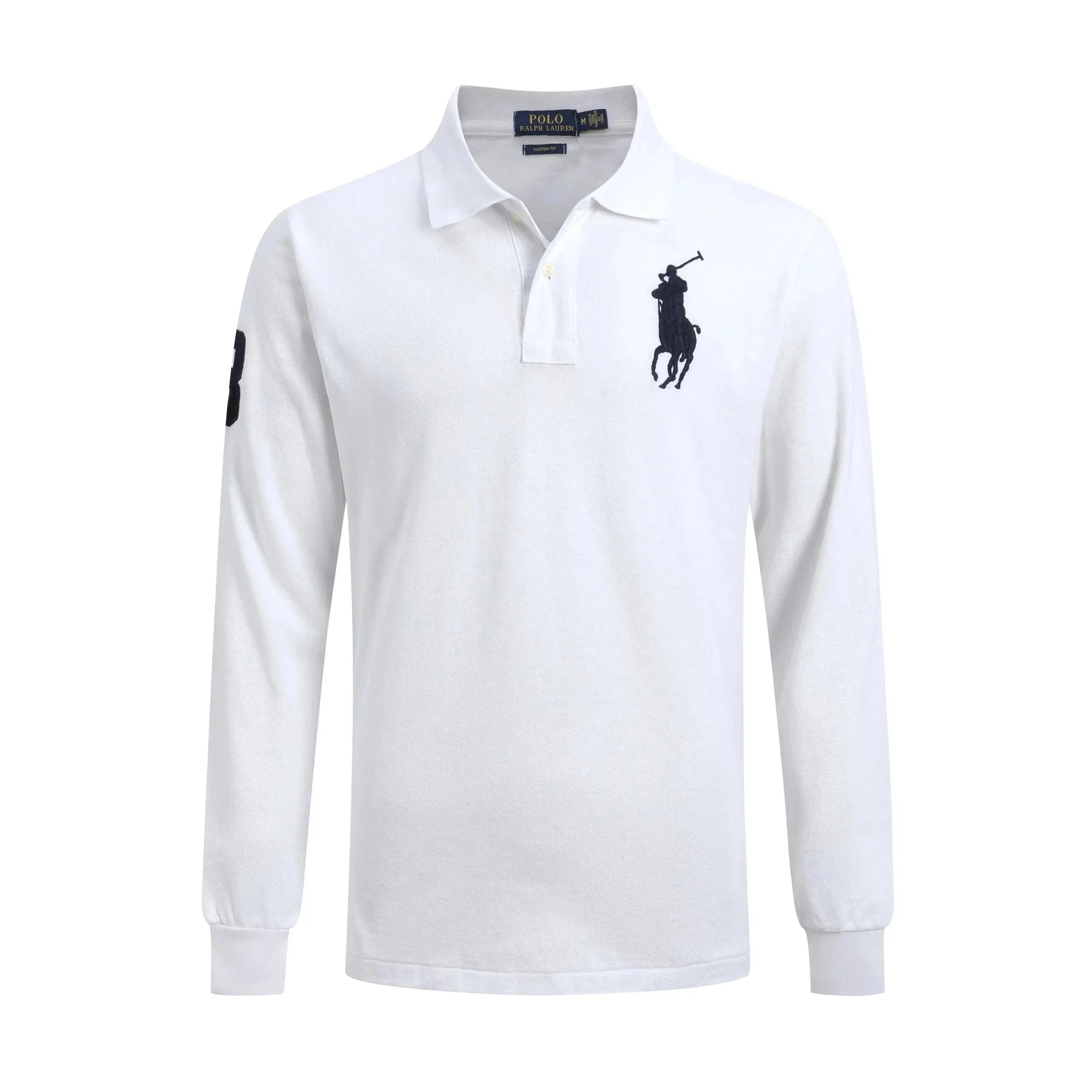 Polo Ralph Lauren Shirts Custom Fit long-sleeve shirt with Big Pony embroidery image 3