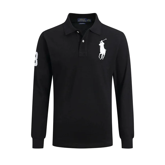 Polo Ralph Lauren Shirts Custom Fit long-sleeve shirt with Big Pony embroidery product detail image 6