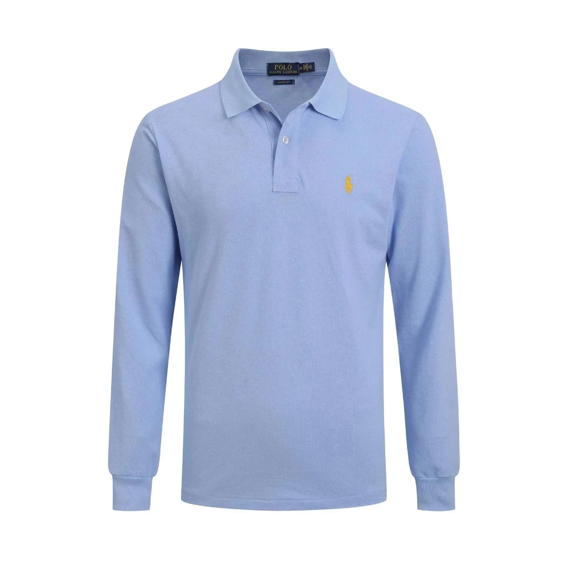 Polo Ralph Lauren Shirts Custom Fit long-sleeve shirt with Big Pony embroidery — 19