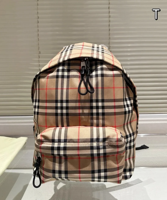 Burberry Crossbody Bags Check-pattern zip bag — Top Quality backpack 2