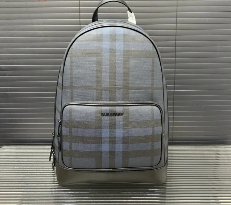 Burberry Crossbody Bags Check-pattern zip bag — Top Quality backpack 6