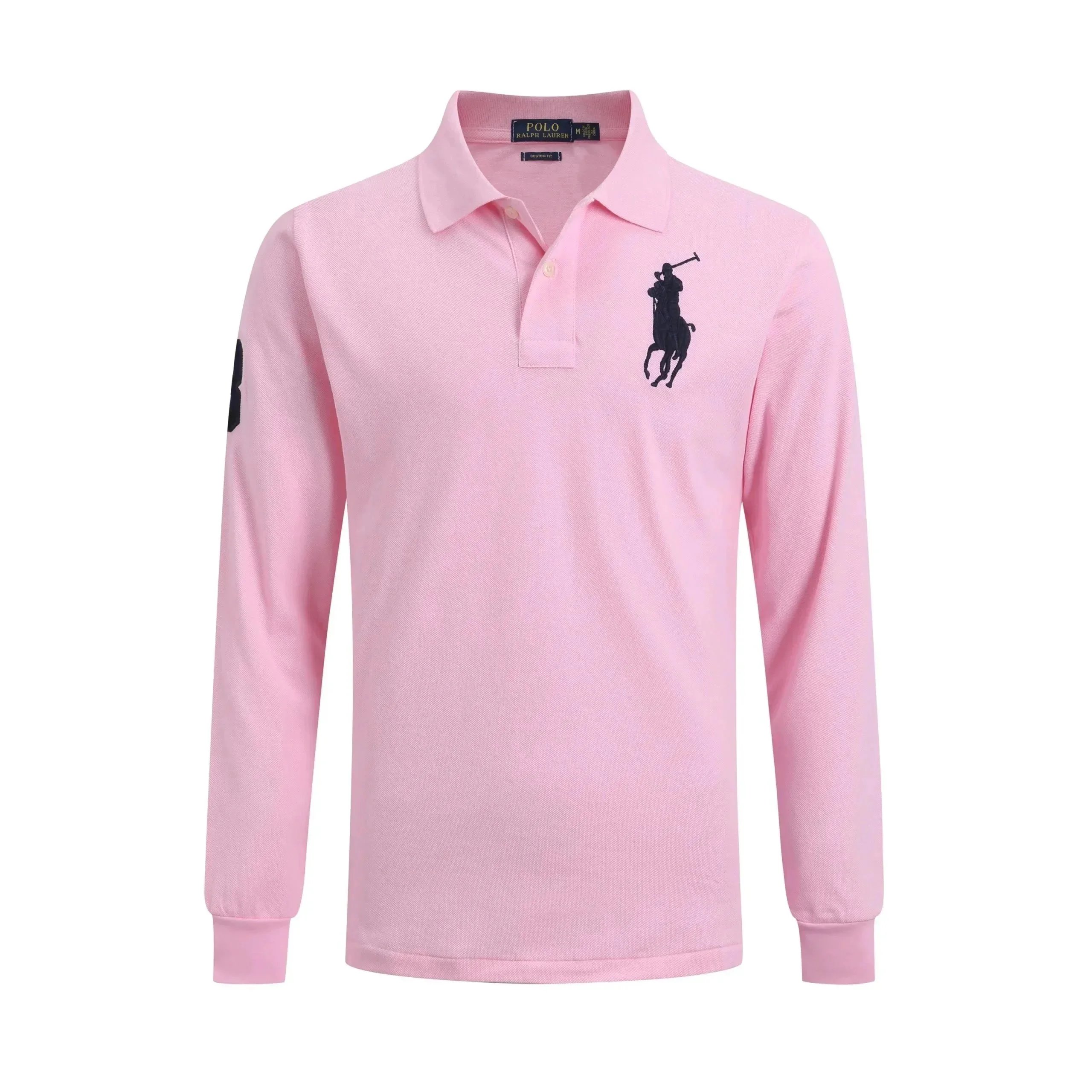 Polo Ralph Lauren Shirts Custom Fit long-sleeve shirt with Big Pony embroidery — 12