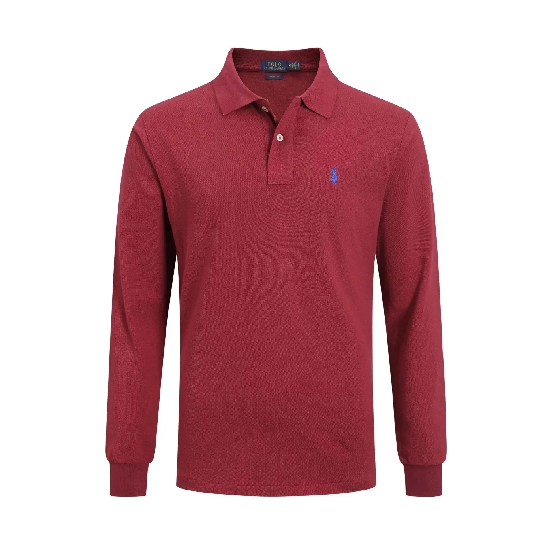 Polo Ralph Lauren Shirts Custom Fit long-sleeve shirt with Big Pony embroidery — 31