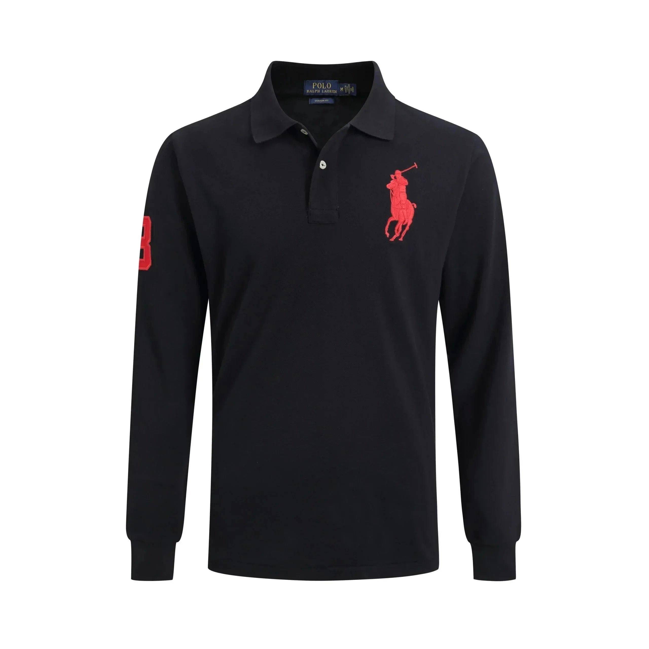 Polo Ralph Lauren Shirts Custom Fit long-sleeve shirt with Big Pony embroidery — 11